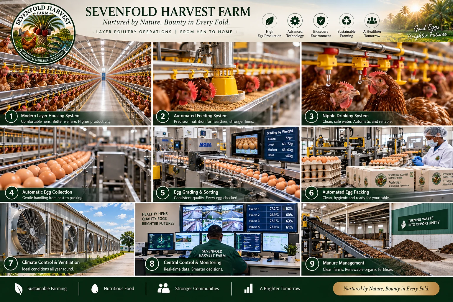From hen to home: the layer poultry concept concept visualisation